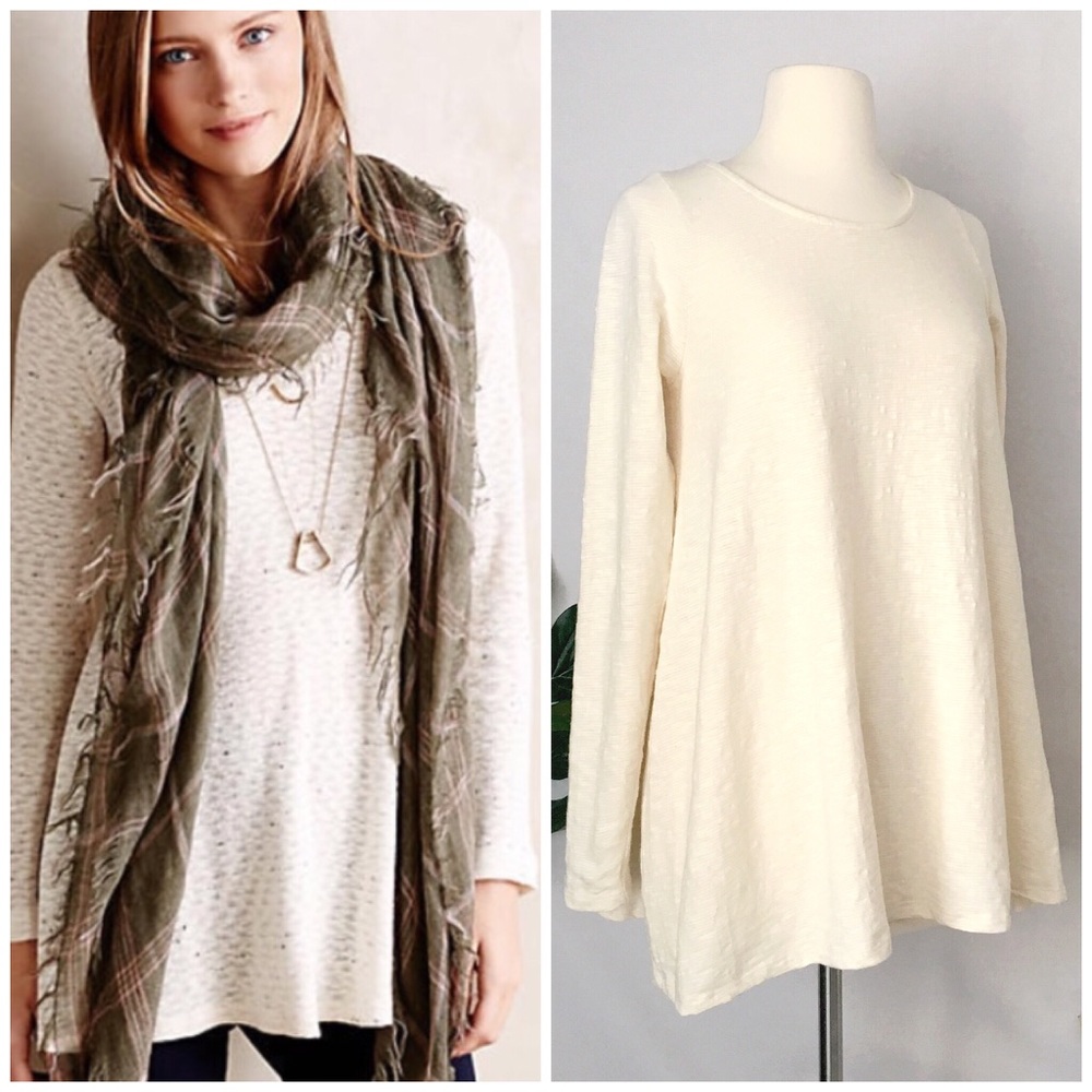 Anthropologie Puella Swing Long Sleeve Tunic Top S
